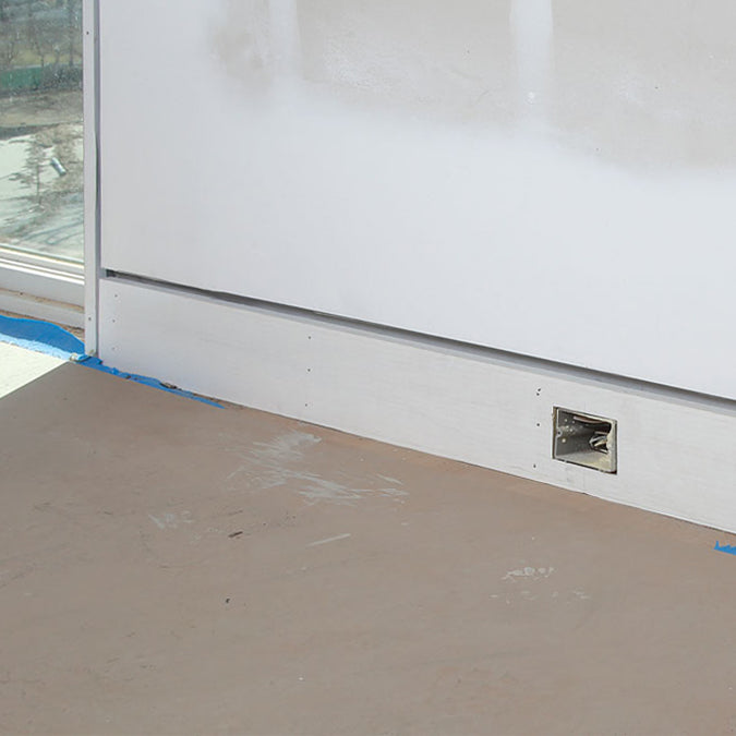 Flush Baseboard A Perfect Compliment to Flush Outlets Flushtek