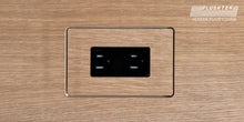 Load image into Gallery viewer, Flushtek Wood Veneer Outlet Cover
