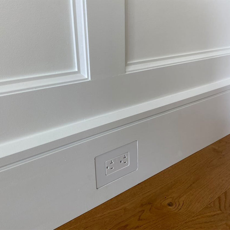 Flush Baseboard Outlets: Installation Gallery – Flushtek