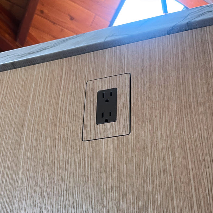 Kitchen Intergrated Outlets Hidden Kitchen Cabinet Electrical Outlets – Flushtek